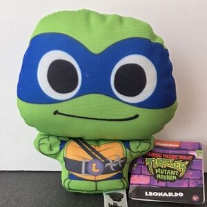 NWT TMNT Leonardo Mutant Mayhem Pillow Plush Nickelodeon Legend Toys